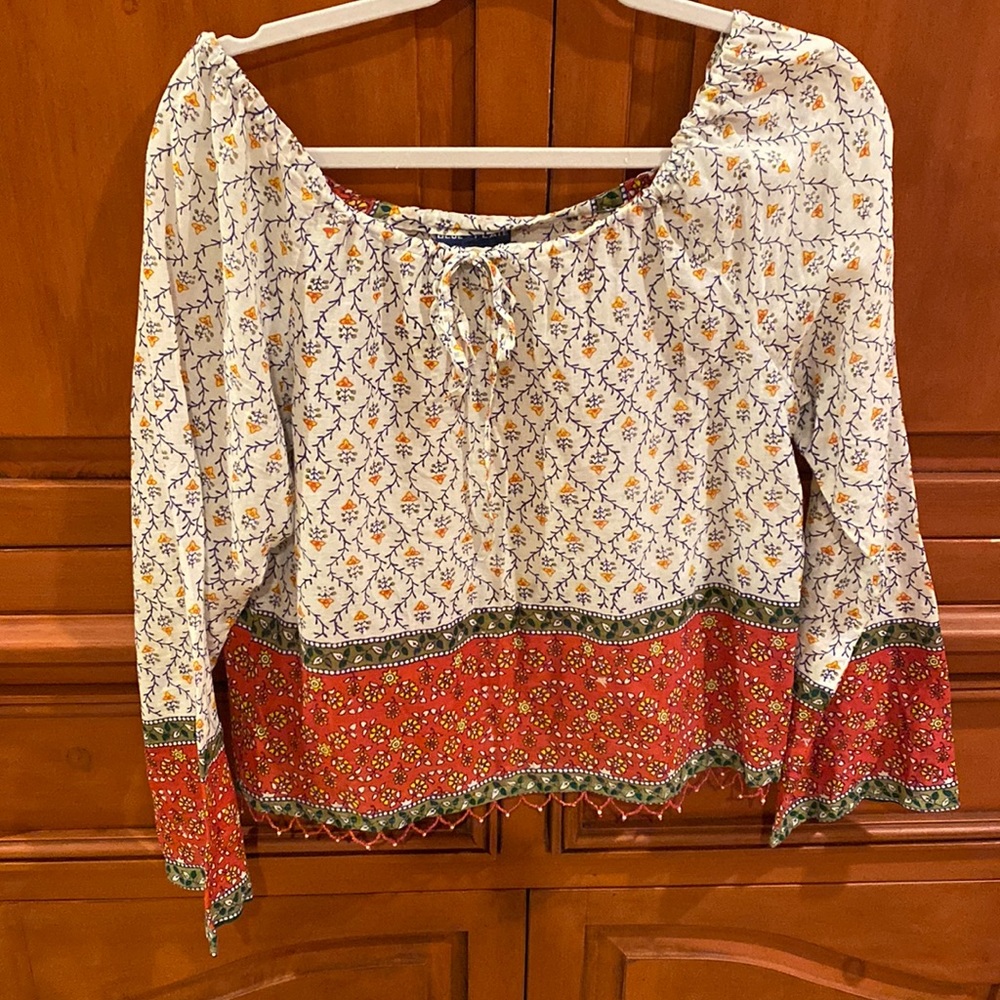 Boho peasant blouse